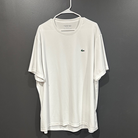Lacoste Men's Classic White Tee - Picture 1 of 2
